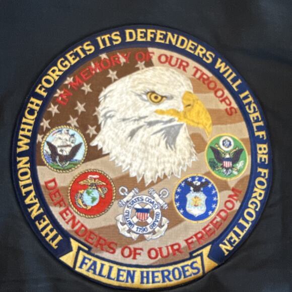 Army jacket 3rd infantry div fallen heroes Patch men Sz L USA Coast Guard Troops - Picture 11 of 16